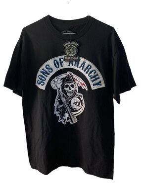 Sons of Anarchy Reaper Black Graphic T Shirt Men Size M, XL Road Gear